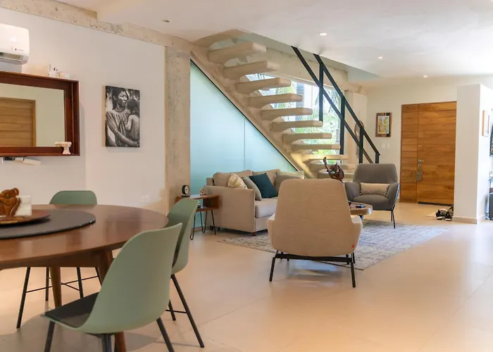 Casa Joya - Luxury 3 Bedroom In Puntarena With Private Rooftop Plunge Pool And Mangrove View Puerto Morelos